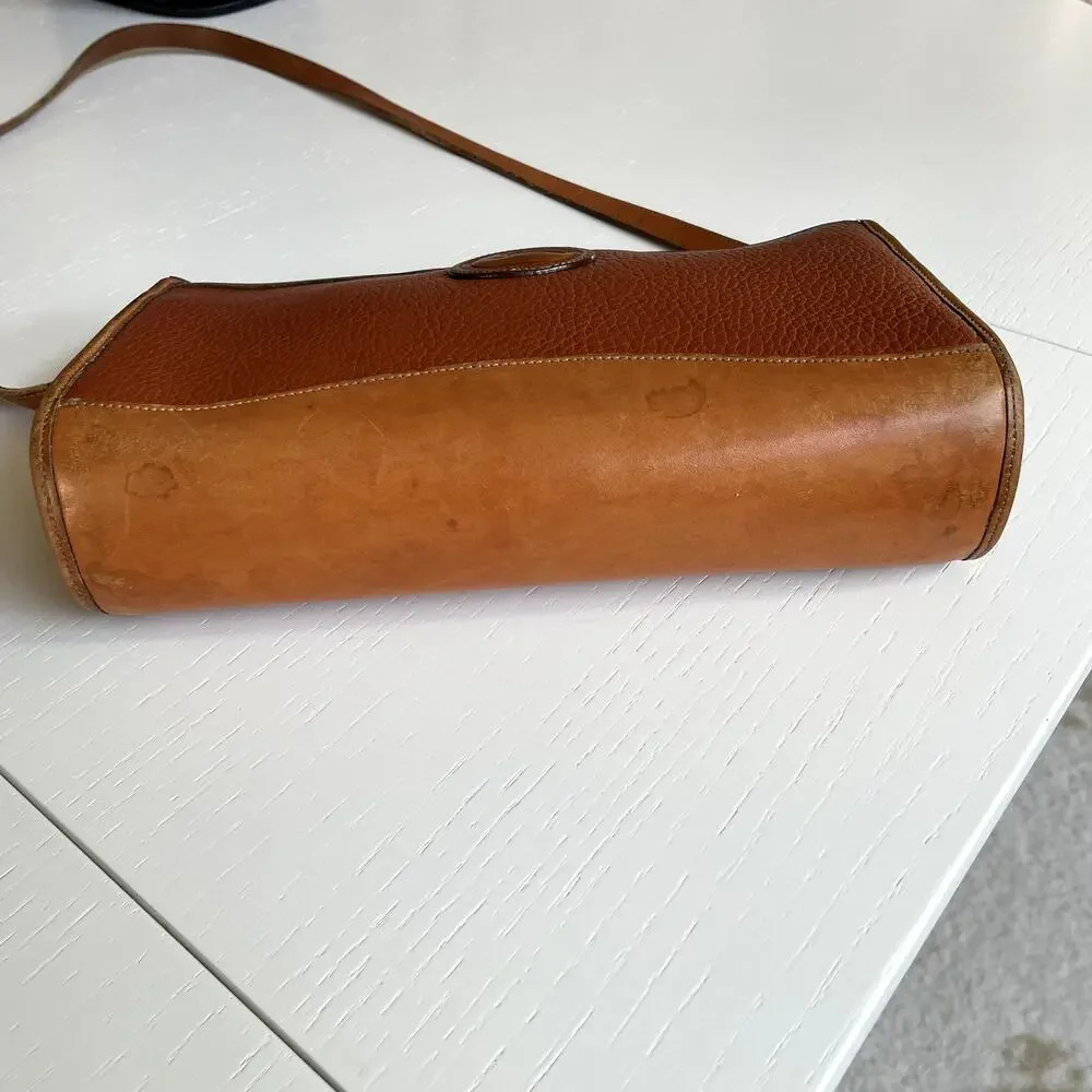 Vintage 90's Dooney & Bourke Pebbled Leather Crossbody Purse